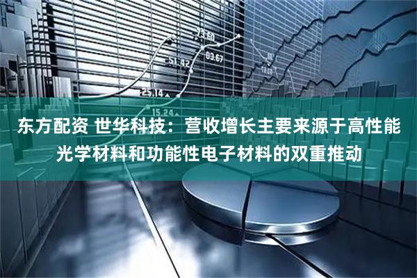 东方配资 世华科技：营收增长主要来源于高性能光学材料和功能性电子材料的双重推动